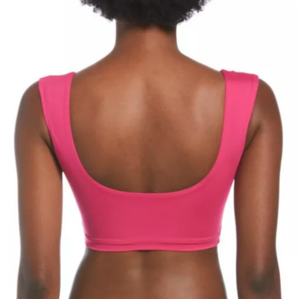 Crop Top Nike Swim Nessc235 Rosado - Imagen 2