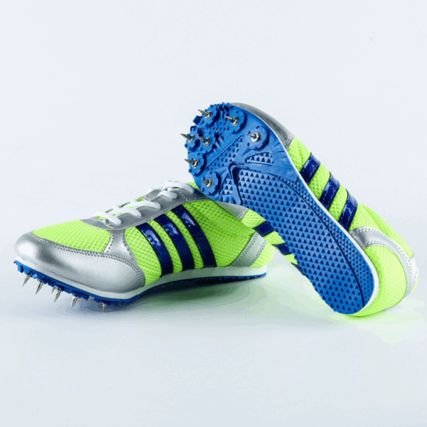 Zapatilla Atletismo Azul y Amarillo - Imagen 2