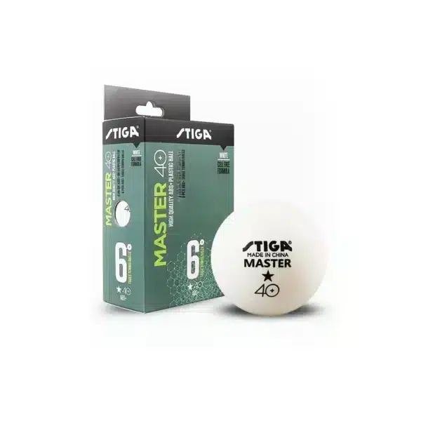 Pelotas Tenis de Mesa MASTER 6 PACK ★ Blanco - Imagen 3