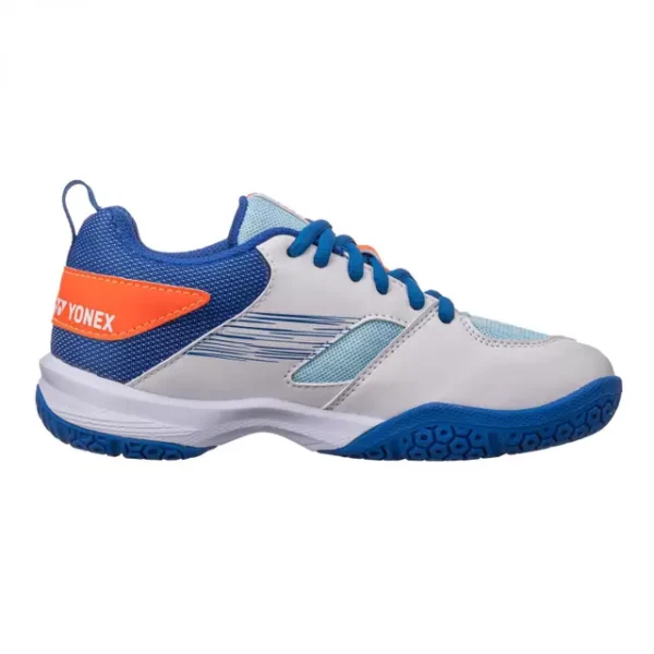 Zapatilla Junior Power Cushion 37 All Court Blanco/Azul - Imagen 3