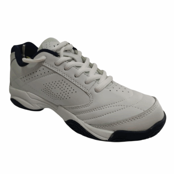 Zapatilla  Lotto Escolar Juvenil - Court Jr Blanco Azul - Imagen 2