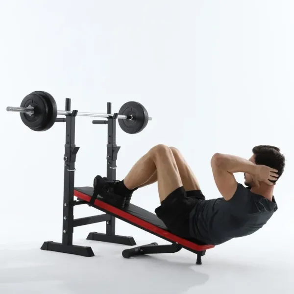 Press Banca Preolímpico Plegable con Soporte para Fondos Forza - Imagen 7