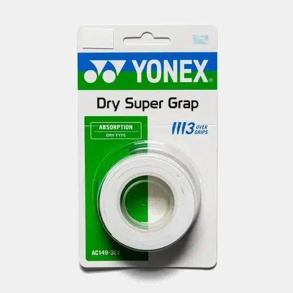Overgrip Yonex Dry Super Grap Blanco x3