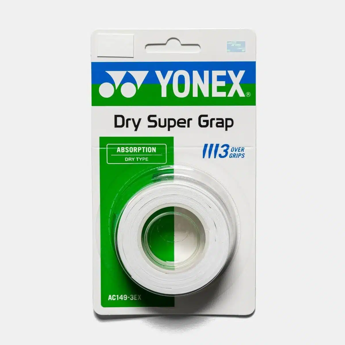 Overgrip Yonex Dry Super Grap Blanco x3