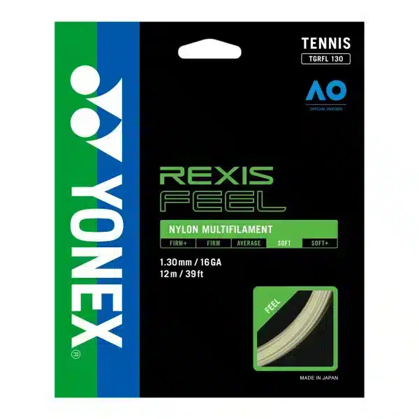 Cuerda Tenis Yonex Rexis Feel 130 Blanco