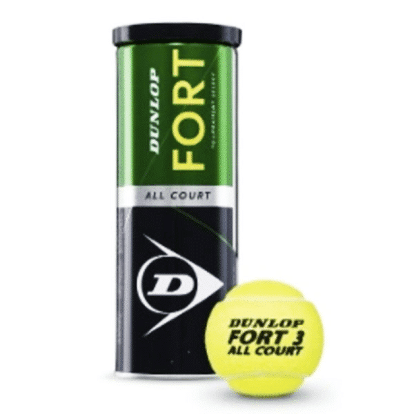 Pelotas Tenis Dunlop Fort All Court x3 | Máxima Durabilidad y Control
