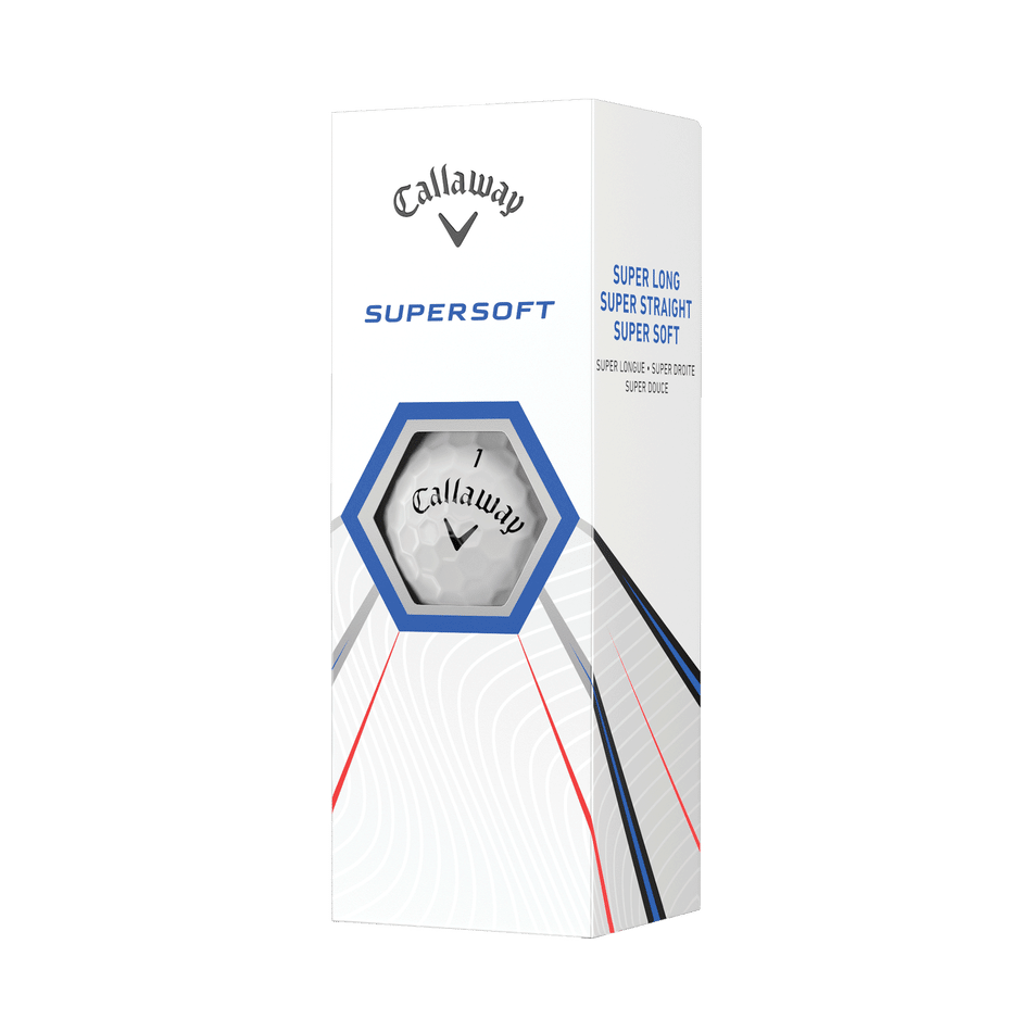 Tubo Pelotas de Golf Callaway Supersoft 3 Pelotas